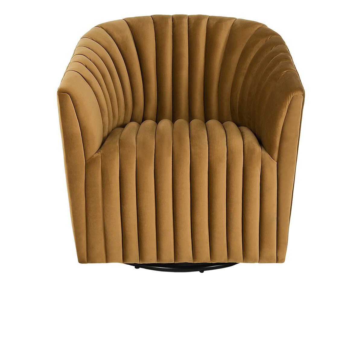 Arline Swivel Accent Chair Bronze | BeBoldFurniture