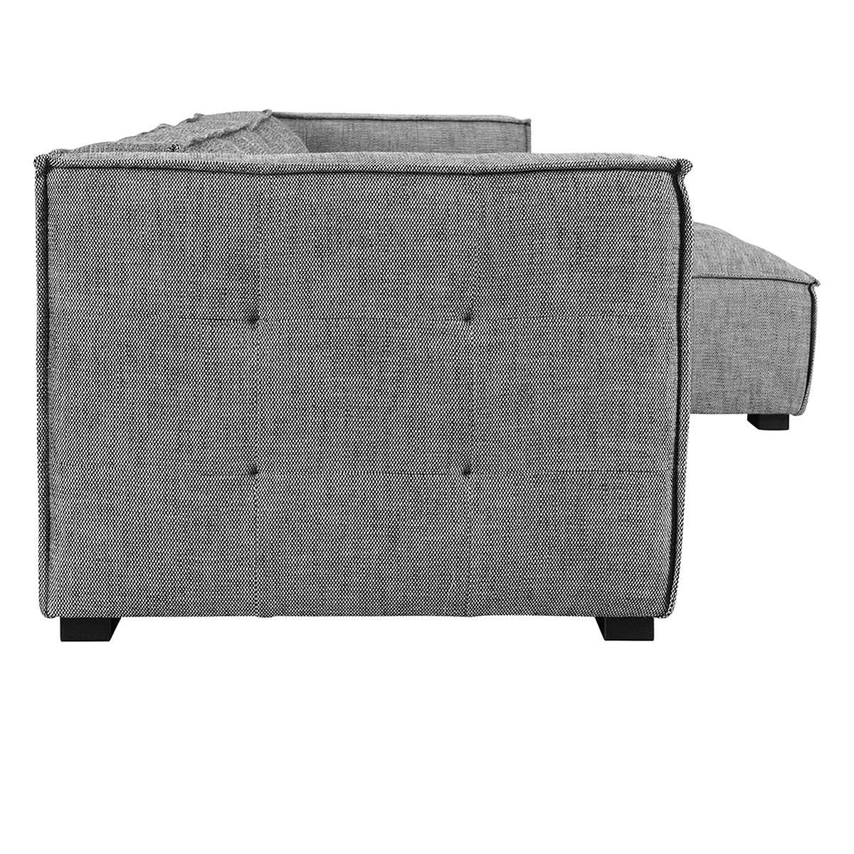 Element Upholstered 2pc Sectional w/RAF Chaise Gray | BeBoldFurniture