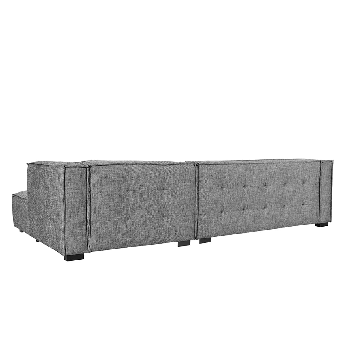 Element Upholstered 2pc Sectional w/RAF Chaise Gray | BeBoldFurniture