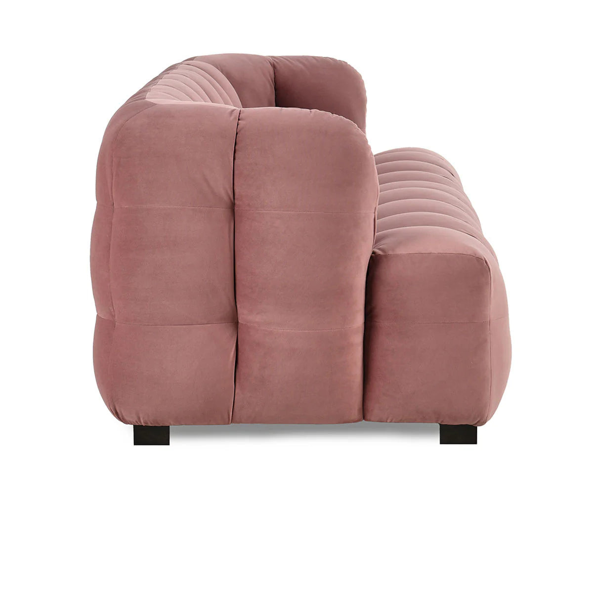 Petra Velvet Sofa Blush | BeBoldFurniture