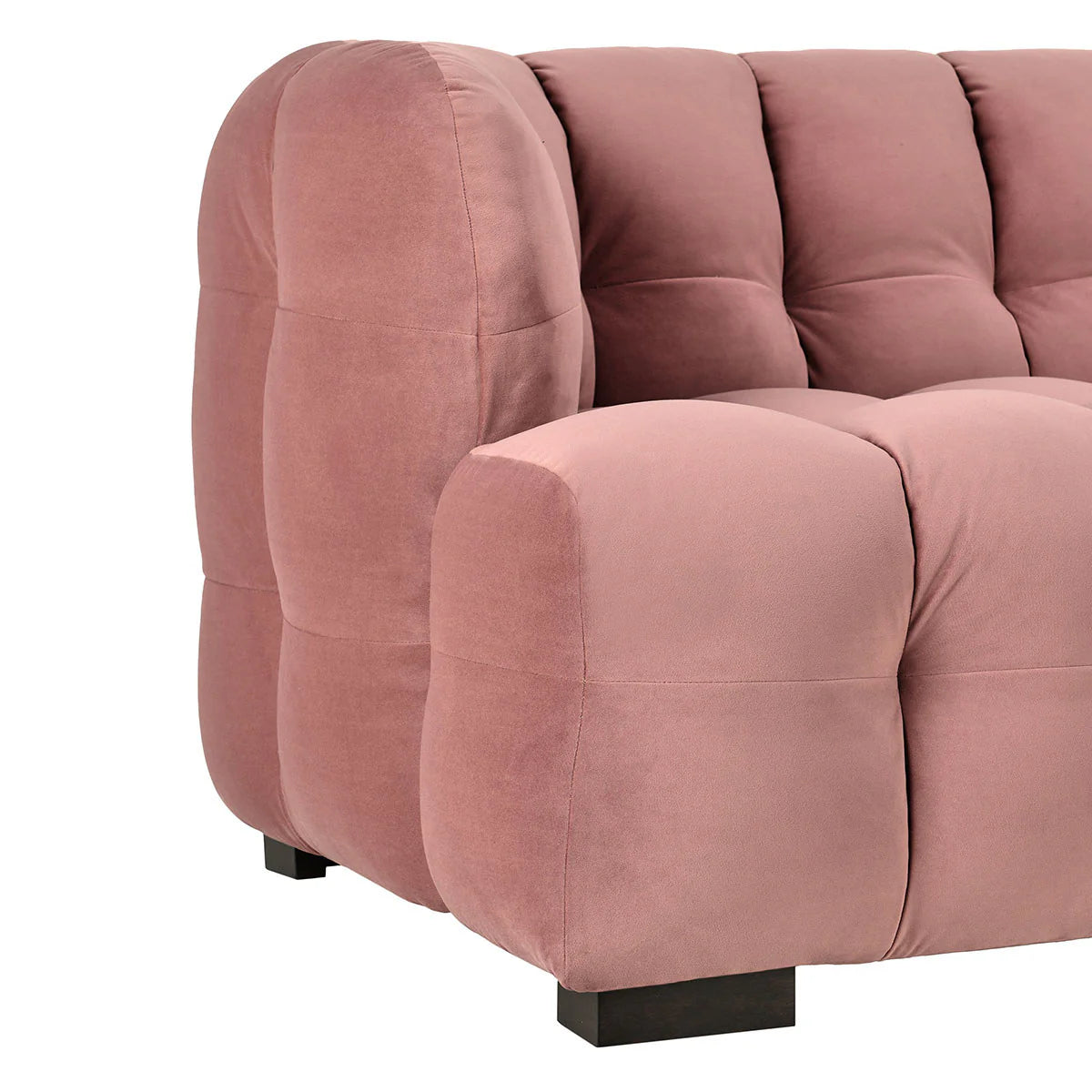 Petra Velvet Sofa Blush | BeBoldFurniture