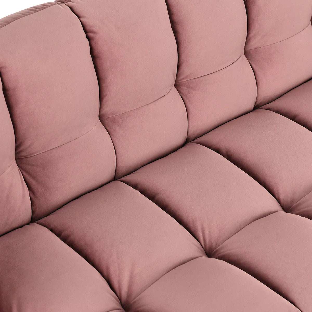 Petra Velvet Sofa Blush | BeBoldFurniture