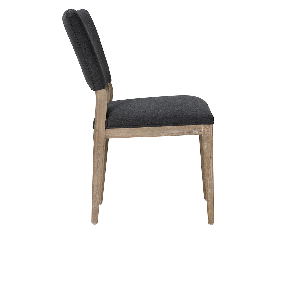 Phillip Upholstered Dining Chair Set of 2 Black | BeBoldFurniture