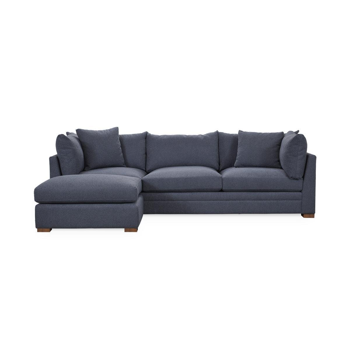 Audrey Upholstered Sofa Chaise Rise | BeBoldFurniture