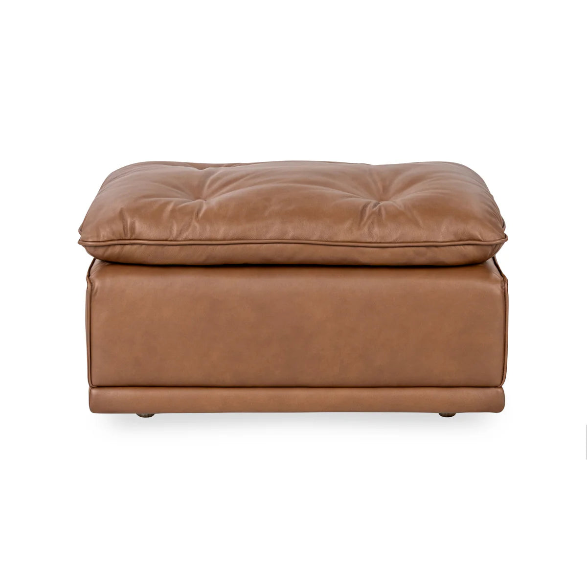 Haven Leather Ottoman | BeBoldFurniture