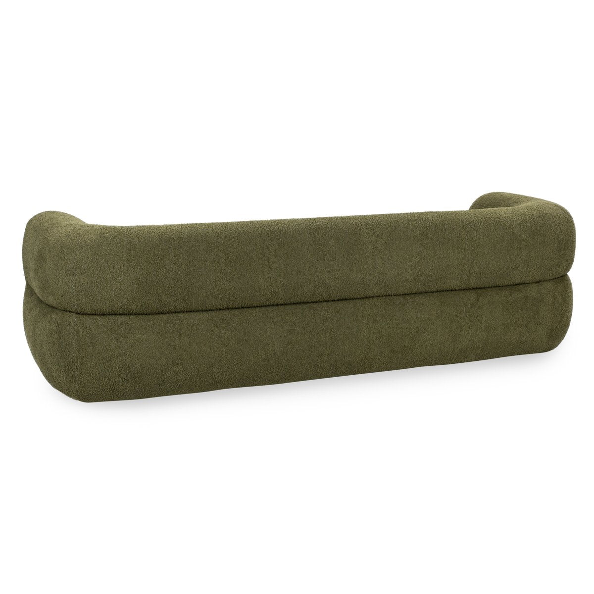 Faris Upholstered Sofa Dark Olive | BeBoldFurniture