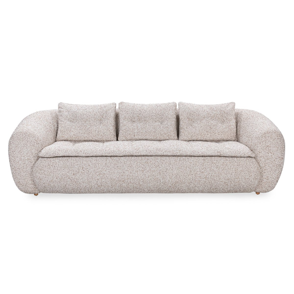 Ember Upholstered Sofa Cream White | BeBoldFurniture