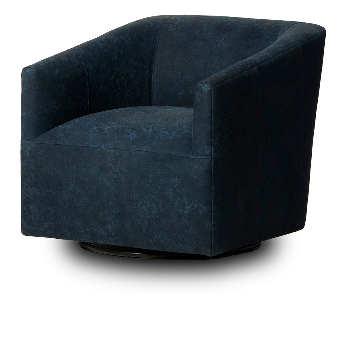 Chloe Accent Chair Swivel Outpost Deep Lagoon | BeBoldFurniture