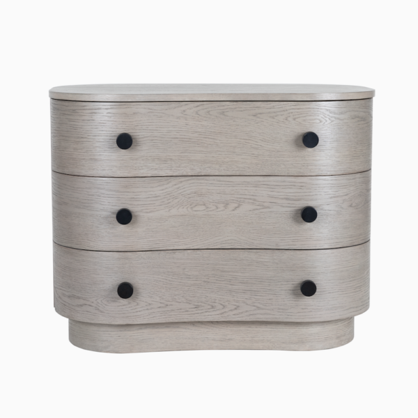 Emery Three Drawer Nightstand with elegant design and spacious storage | BeBoldFurniture