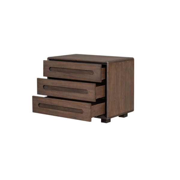 Cameron Three Drawer Nightstand with stylish design and ample storage | BeBoldFurniture