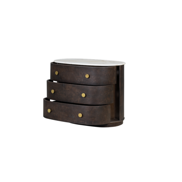 Greer Three Drawer Nightstand with stylish design and ample storage | BeBoldFurniture