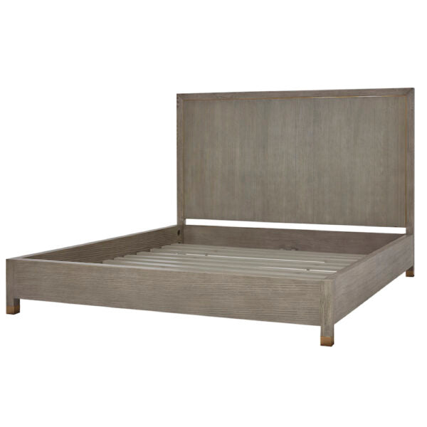 Caleb Bed in Brushed Smoke with modern design and ultimate comfort | BeBoldFurniture