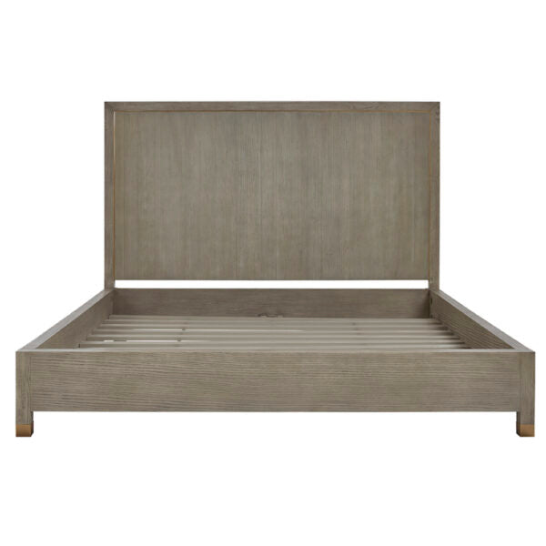 Caleb Bed in Brushed Smoke with modern design and ultimate comfort | BeBoldFurniture