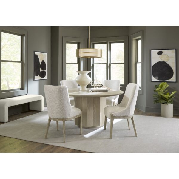 Royce 60" Round Dining Table with elegant and functional design | BeBoldFurniture