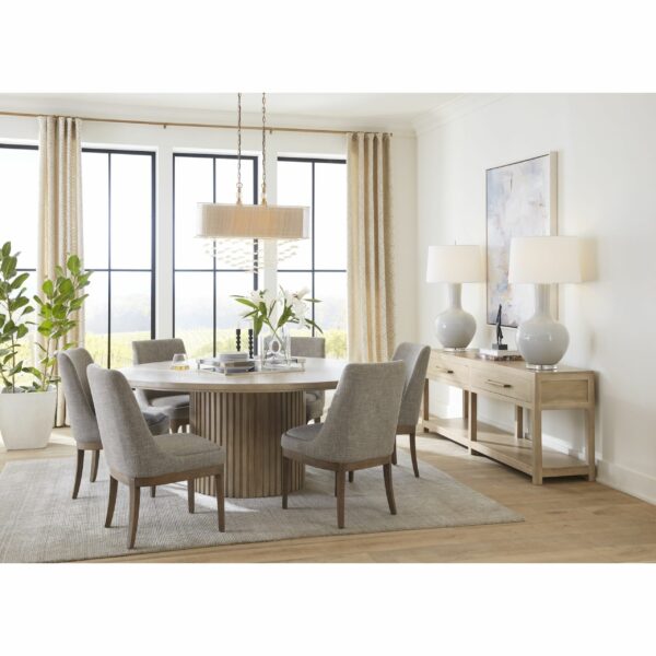 Bradley 72 Round Dining Table with elegant design | BeBoldFurniture