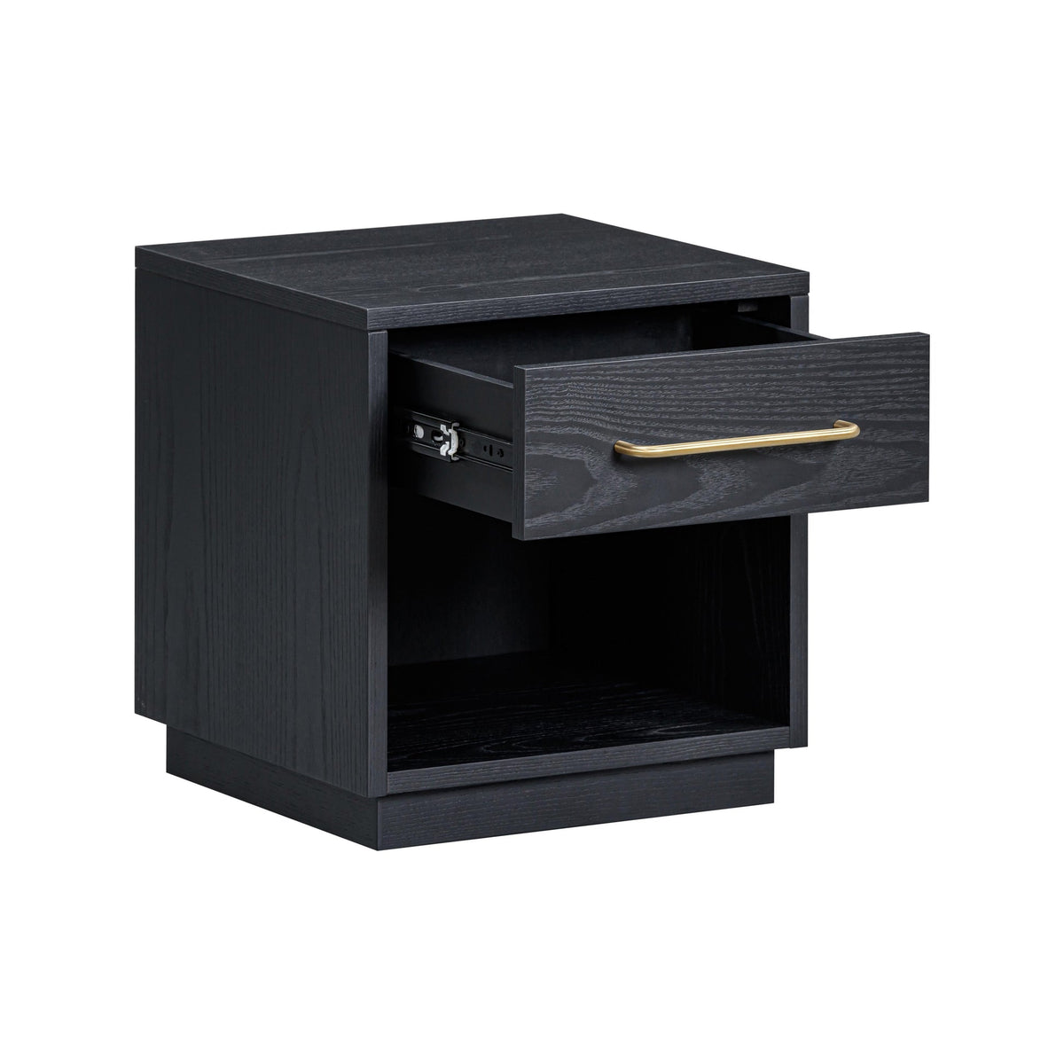 Marlow Black Wood Nightstand | BeBoldFurniture