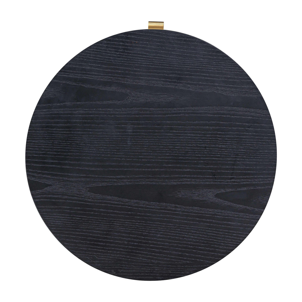 Marlow Black Wood Round Nightstand | BeBoldFurniture