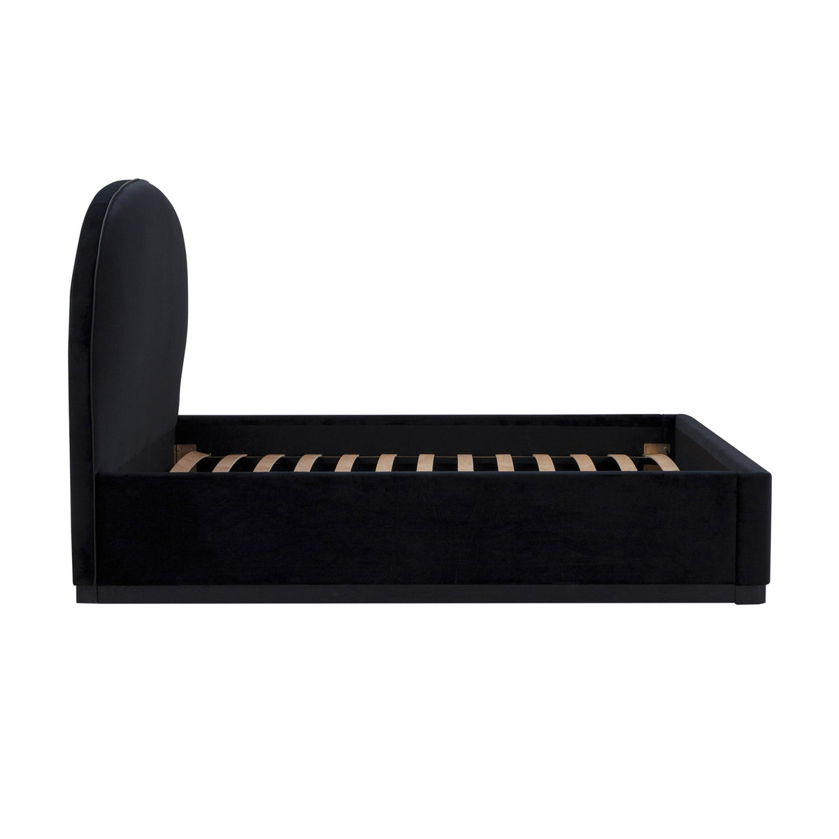 Marlow Black Velvet Bed | BeBoldFurniture