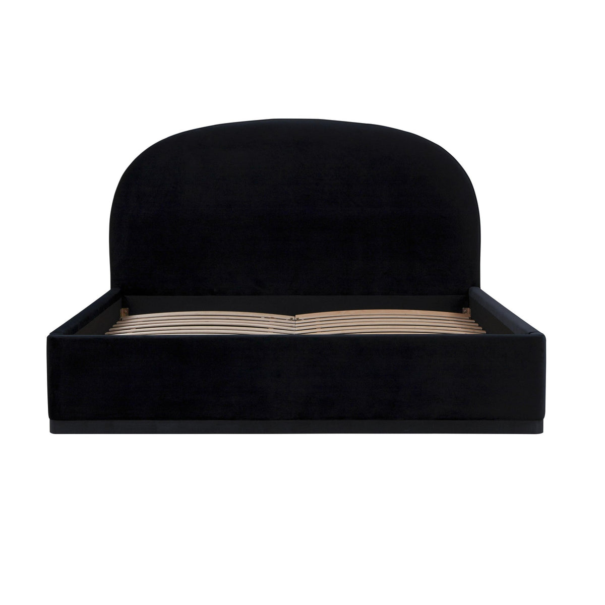 Marlow Black Velvet Bed | BeBoldFurniture