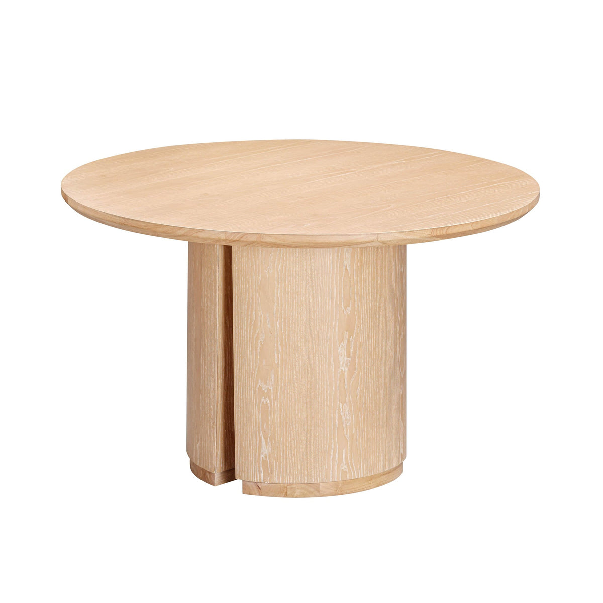 Marlow Natural Wood Round Dining Table | BeBoldFurniture