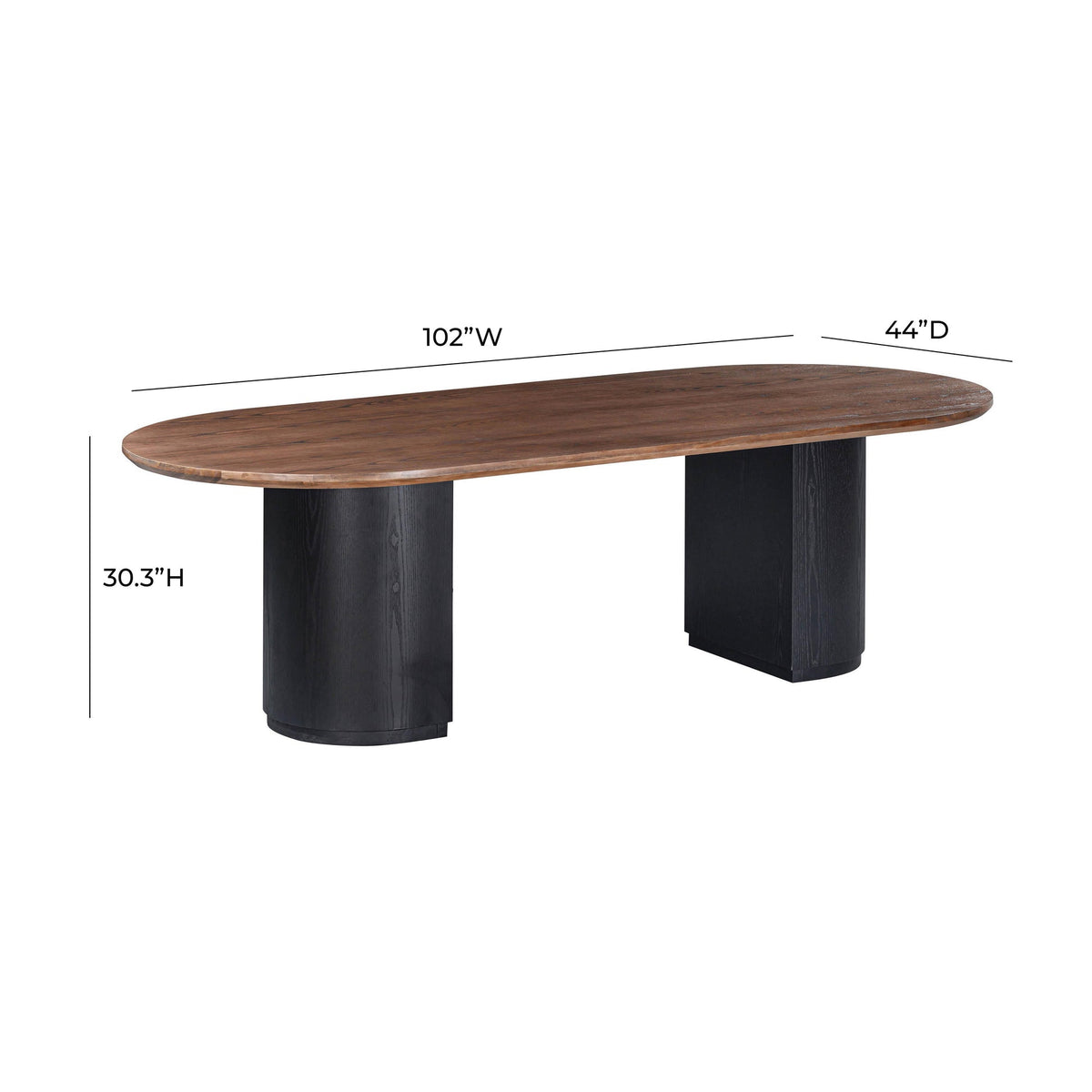 Marlow Black Wood Dining Table | BeBoldFurniture