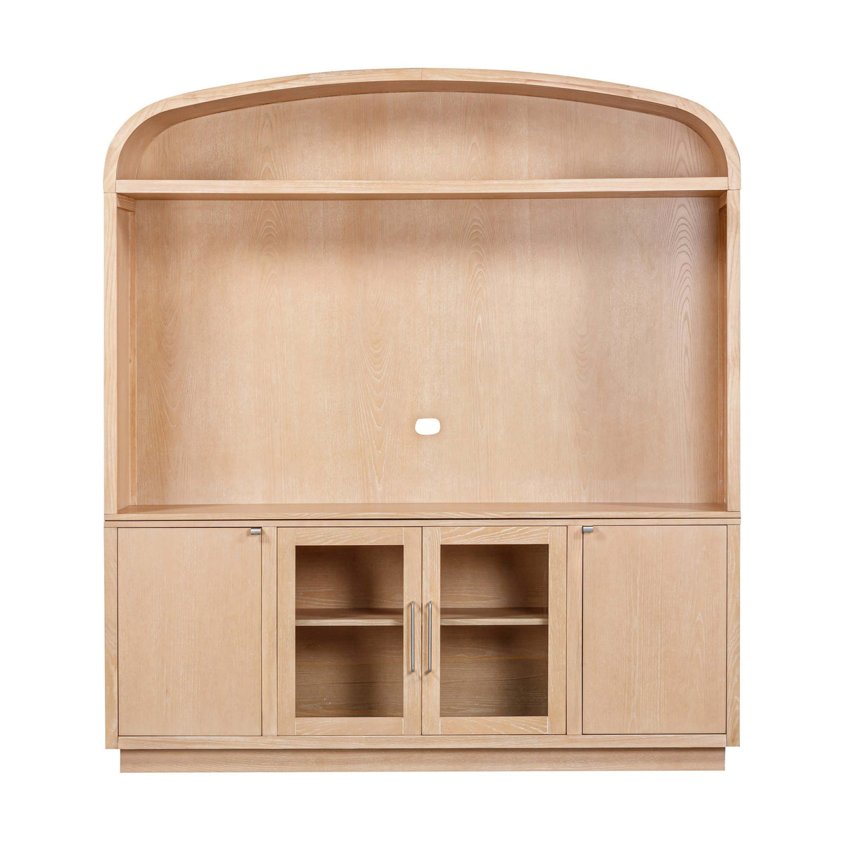 Marlow Natural Wood Entertainment Center | BeBoldFurniture