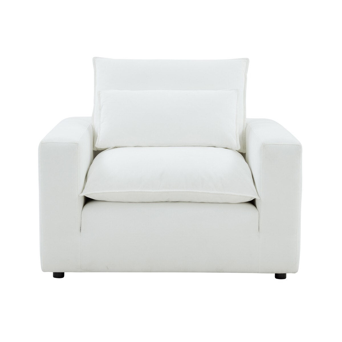 Cali Pearl Performance Fabric Arm Chair | BeBoldFurniture