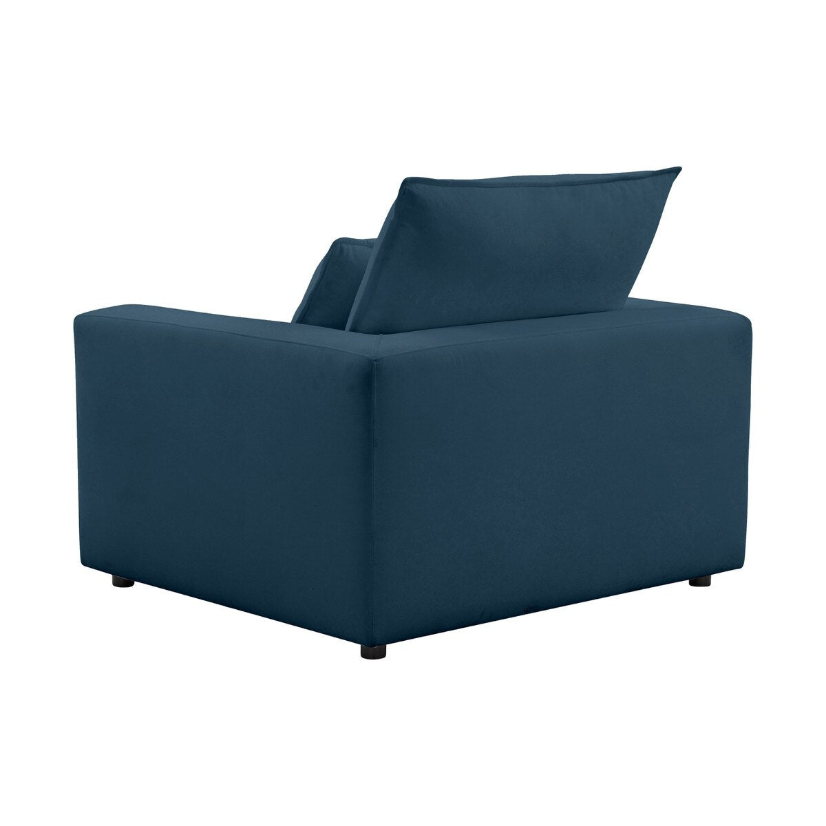 Cali Navy Performance Fabric Arm Chair | BeBoldFurniture