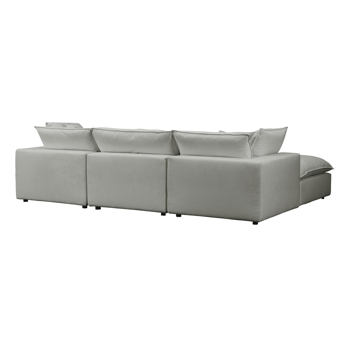 Cali Slate Performance Fabric Modular 4 Piece Sectional | BeBoldFurniture