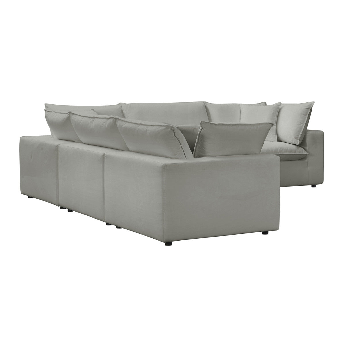 Cali Slate Performance Fabric Modular L-Sectional | BeBoldFurniture