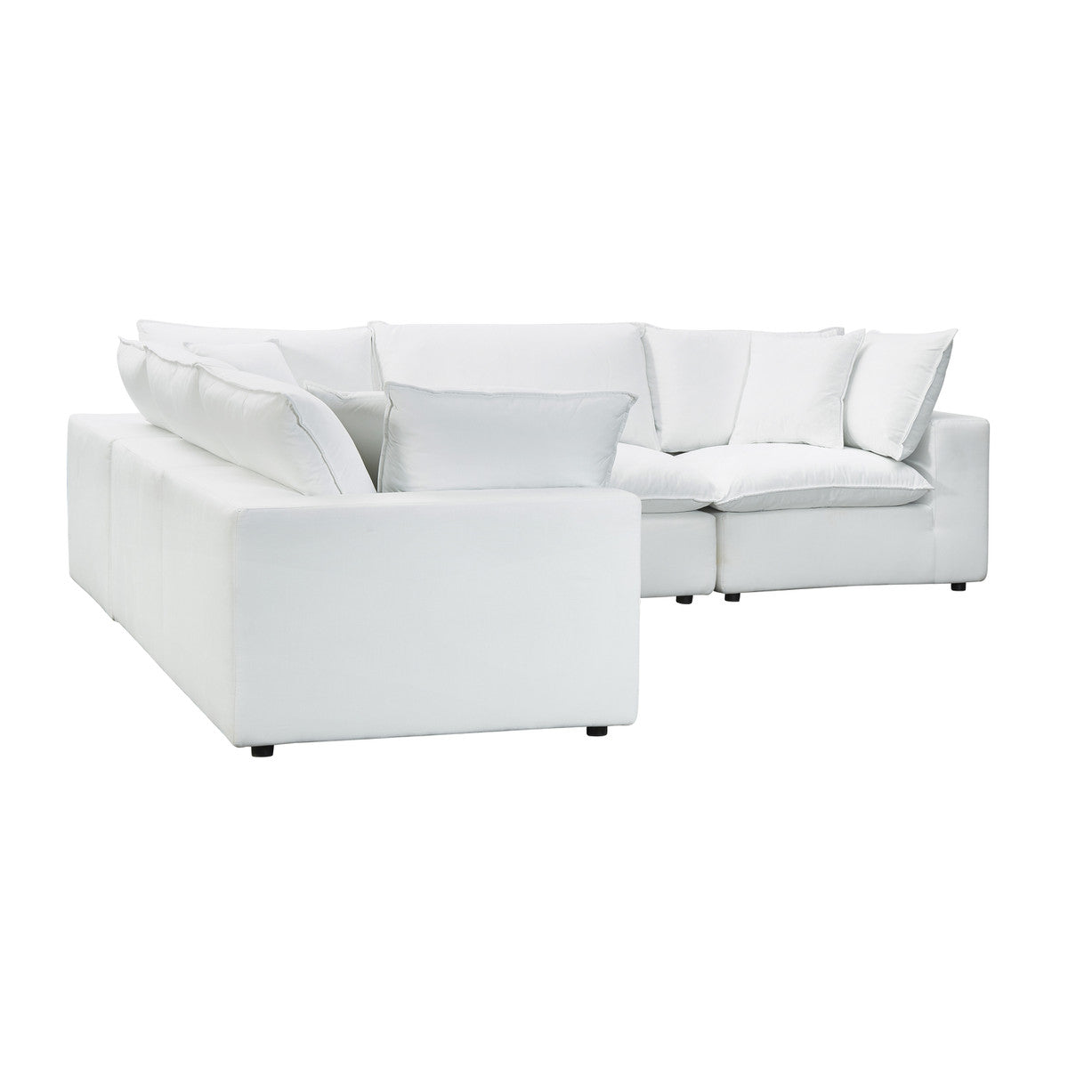 Cali Pearl Performance Fabric Modular L-Sectional | BeBoldFurniture