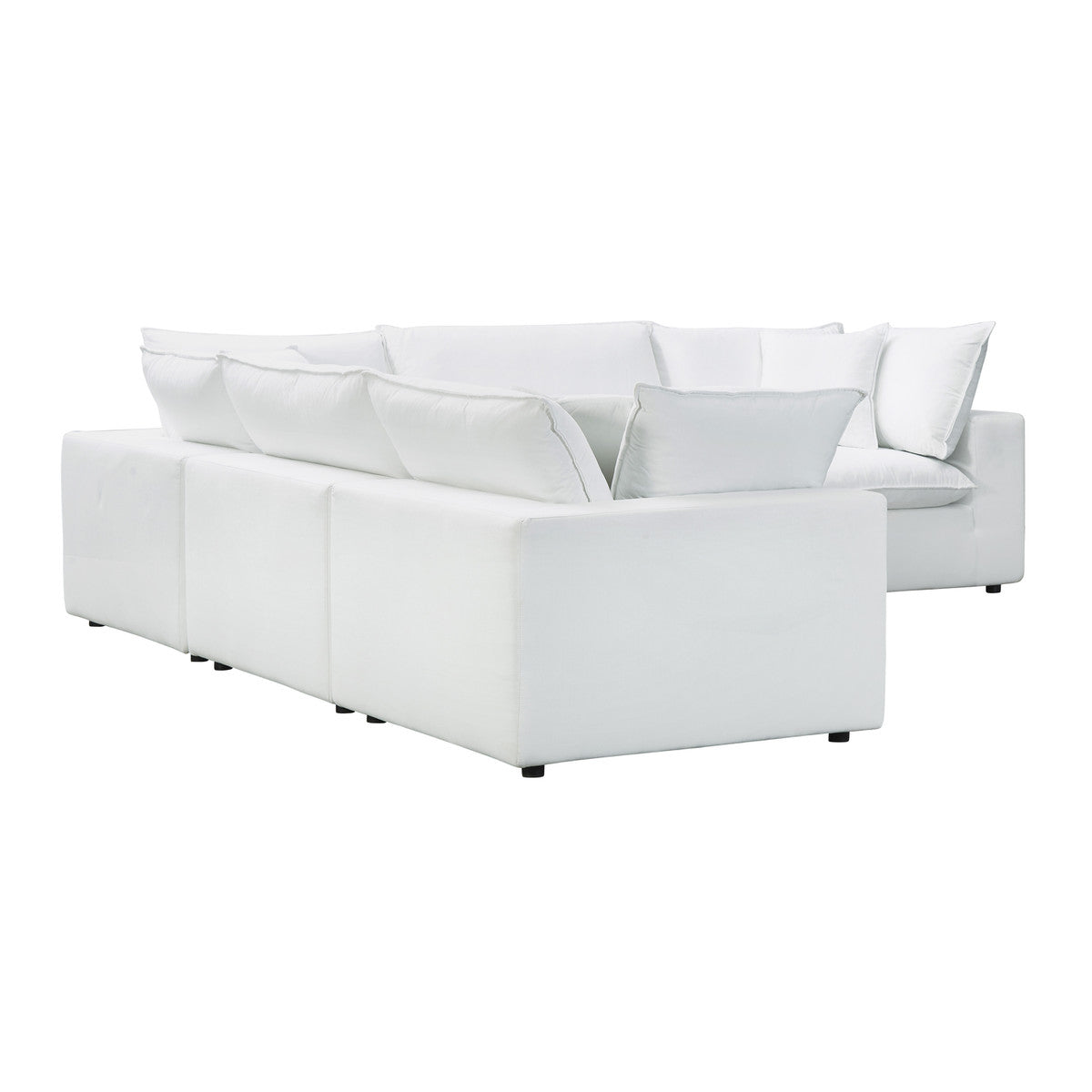 Cali Pearl Performance Fabric Modular L-Sectional | BeBoldFurniture