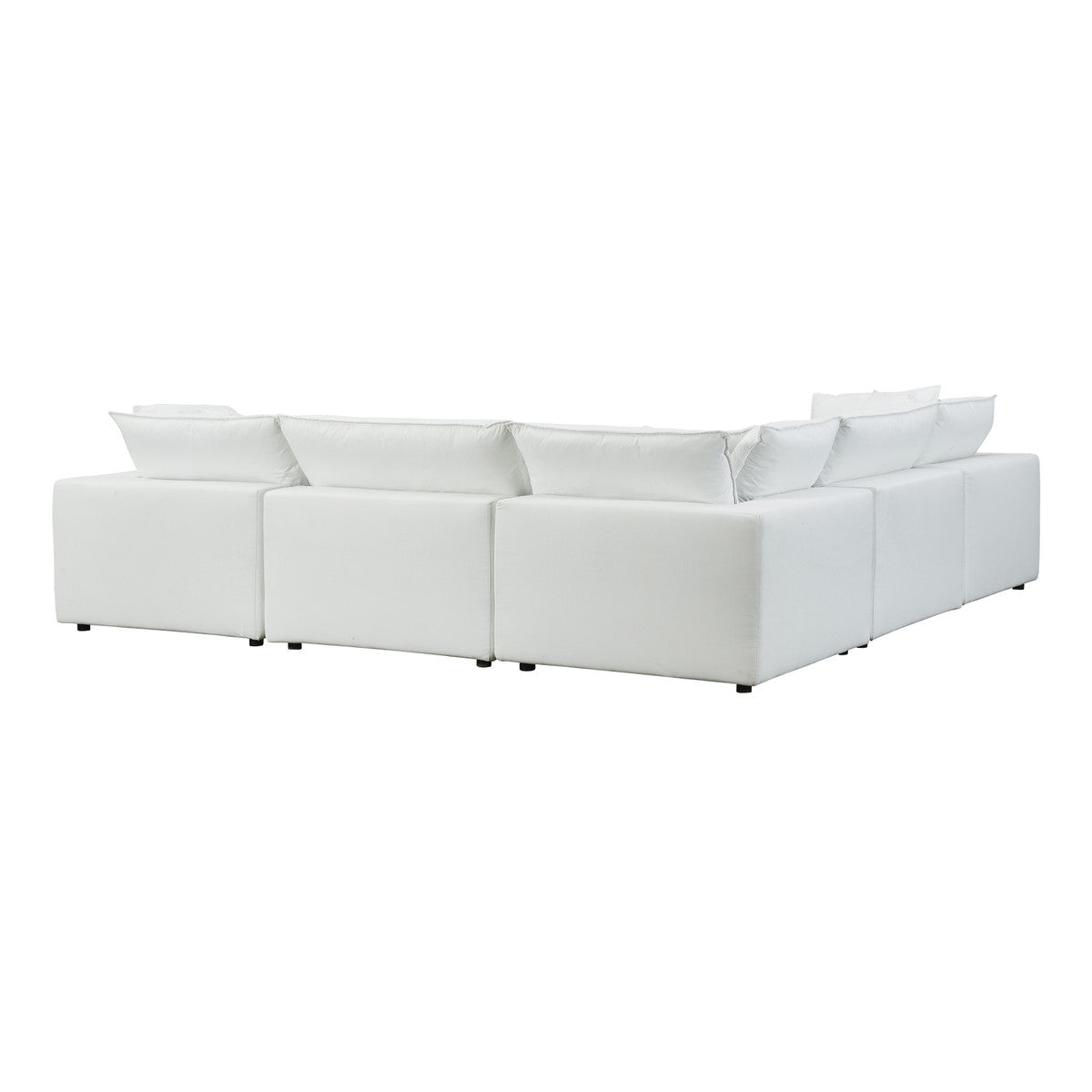 Cali Pearl Performance Fabric Modular Large Chaise Sectional | BeBoldFurniture