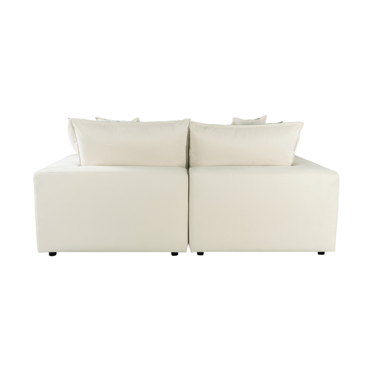 Cali Natural Performance Fabric Modular Loveseat | BeBoldFurniture