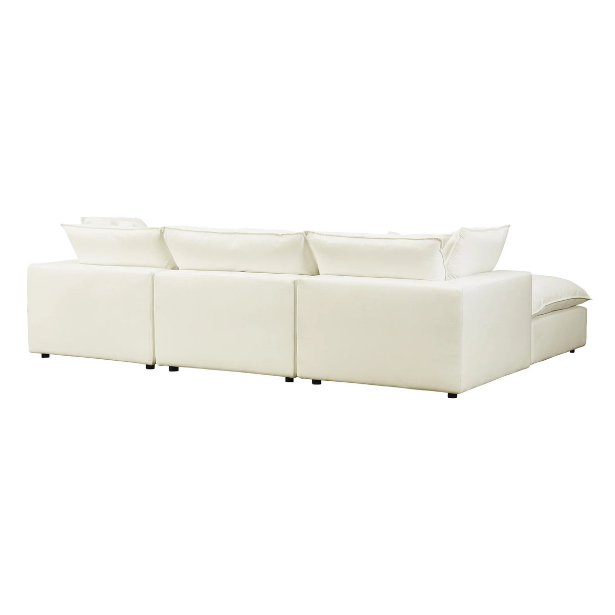 Cali Natural Performance Fabric Modular 4 Piece Sectional | BeBoldFurniture