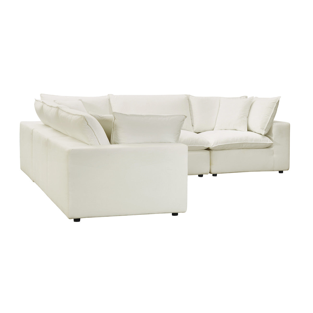 Cali Natural Performance Fabric Modular L-Sectional | BeBoldFurniture