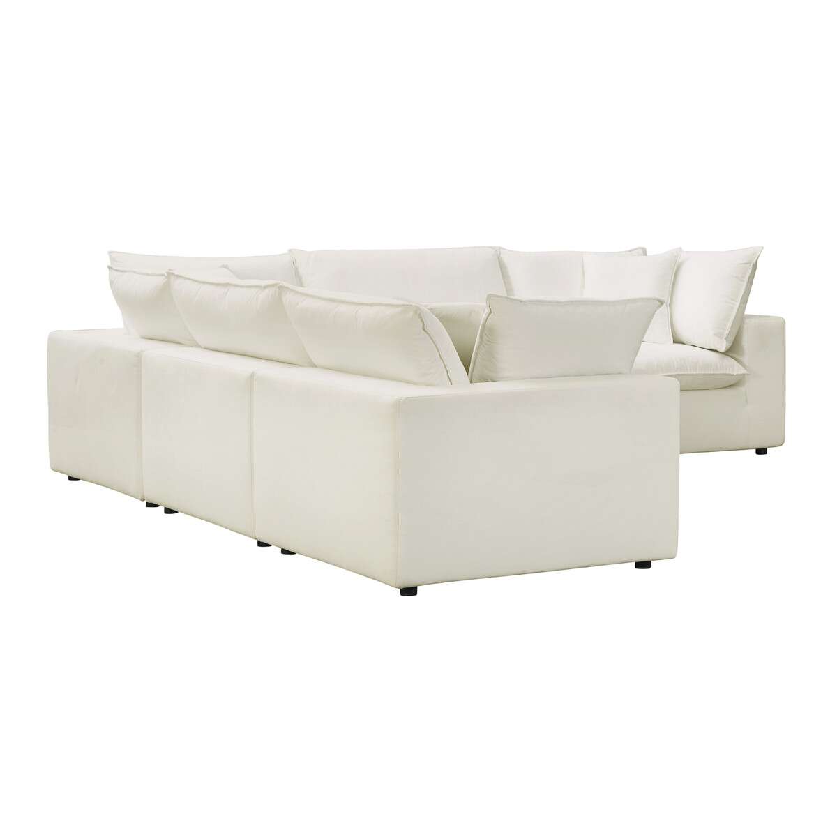 Cali Natural Performance Fabric Modular L-Sectional | BeBoldFurniture