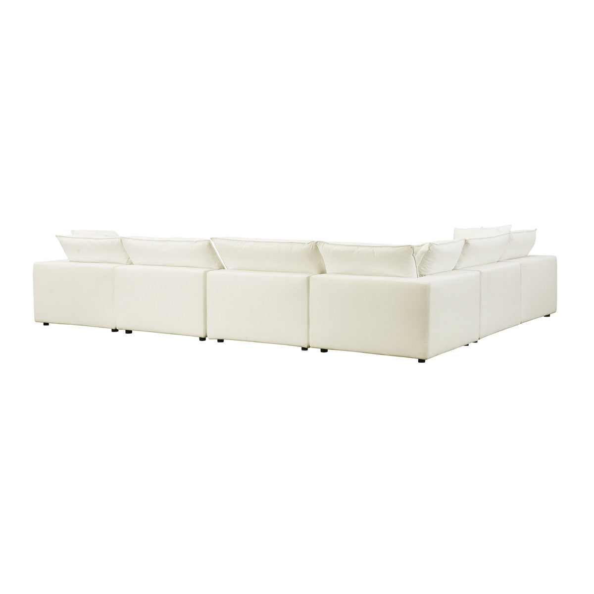 Cali Natural Performance Fabric Modular Large Chaise Sectional | BeBoldFurniture