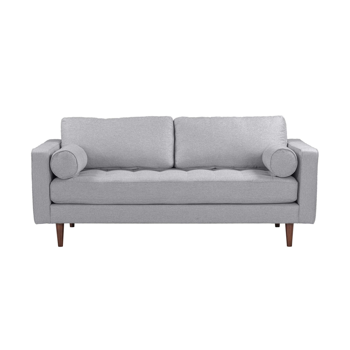 Cave Gray Tweed Loveseat | BeBoldFurniture