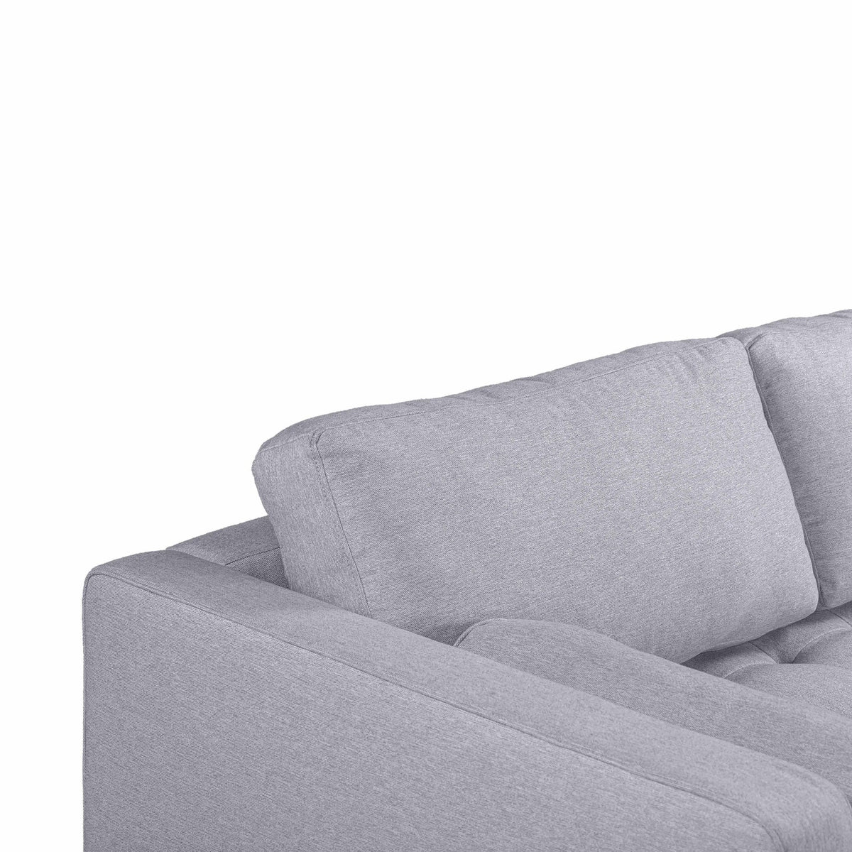 Cave Gray Tweed Loveseat | BeBoldFurniture