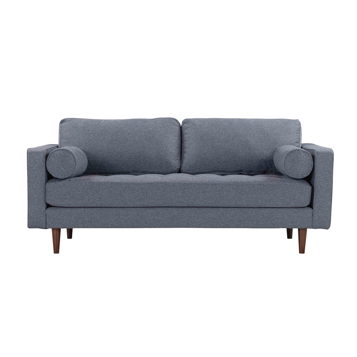 Cave Navy Tweed Loveseat | BeBoldFurniture