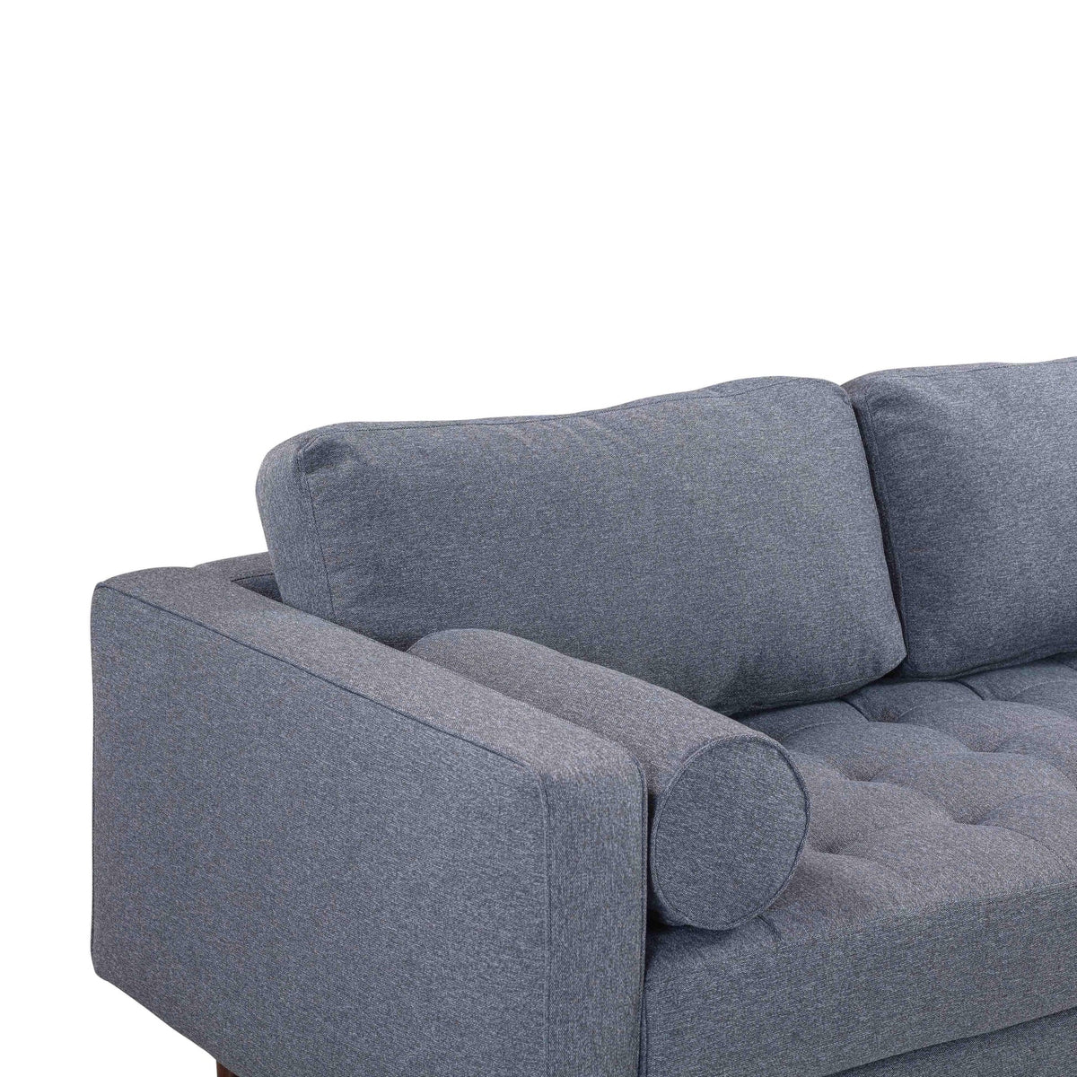 Cave Navy Tweed Loveseat | BeBoldFurniture