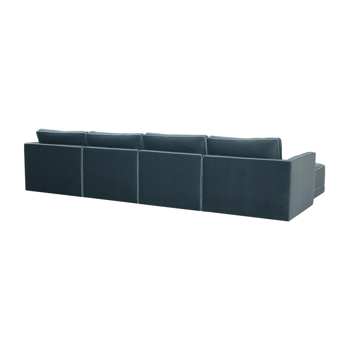 Willow Misty Blue Modular U Sectional | BeBoldFurniture