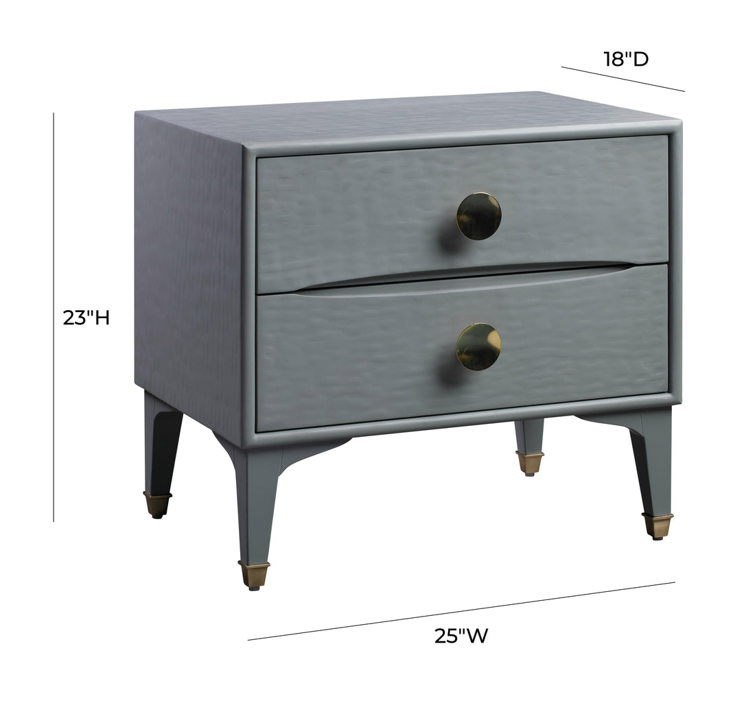 Divine Grey Nightstand | BeBoldFurniture