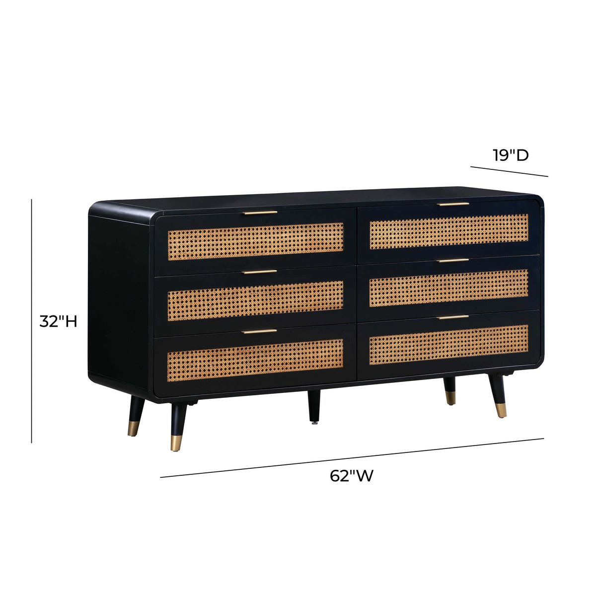 Christine 6 Drawer Dresser | BeBoldFurniture