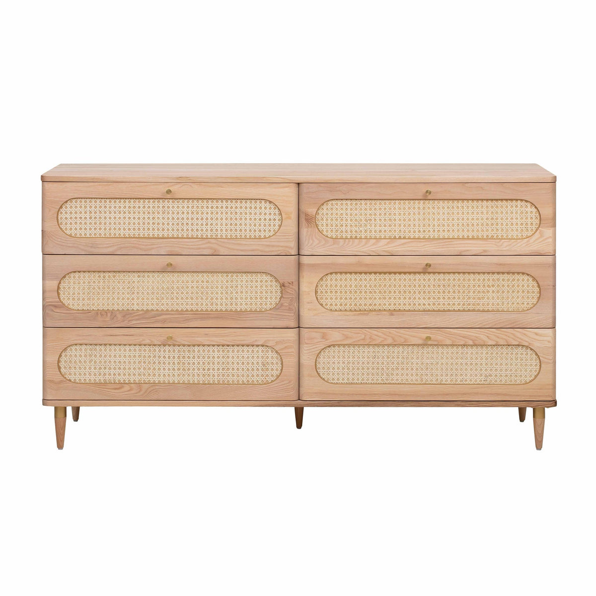 Carmen Cane 6 Drawer Dresser | BeBoldFurniture