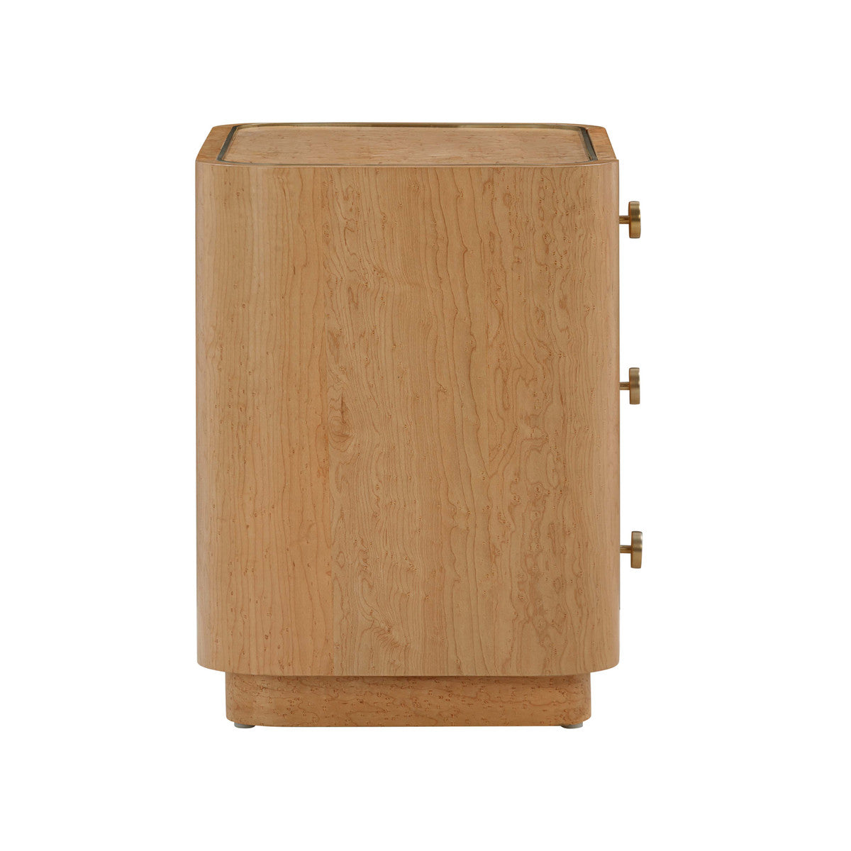 Abigail Natural Birdseye Maple Nightstand at Best Price in Houston | BeBoldFurniture