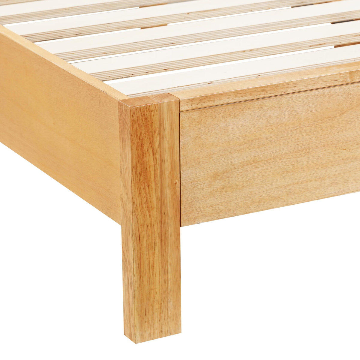 Grappa Natural Wood & Rattan Bed | BeBoldFurniture