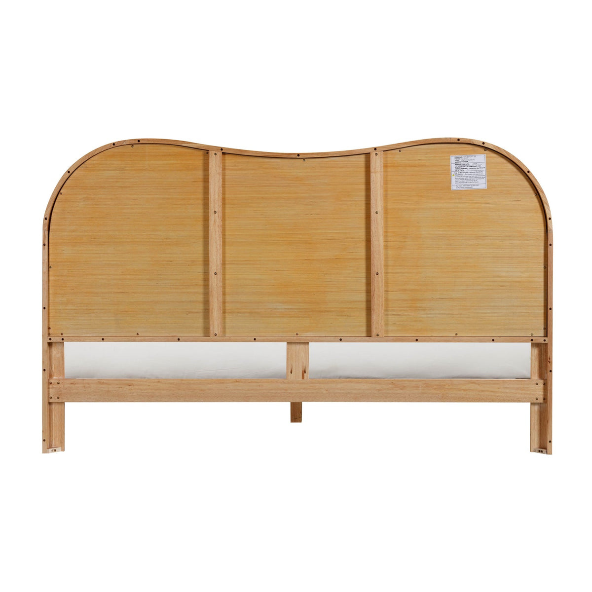 Grappa Natural Wood & Rattan Bed | BeBoldFurniture