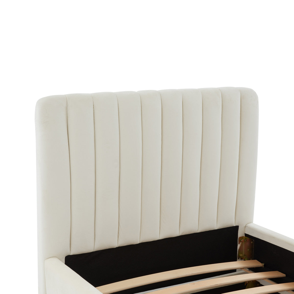 Angela Cream Trundle Twin Size In Houston | BeBoldFurniture 